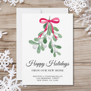 Faire-part Nouvelle maison Joyeuses vacances Déménager