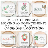 Faire-part Nouvelle maison Joyeux Noël Moving