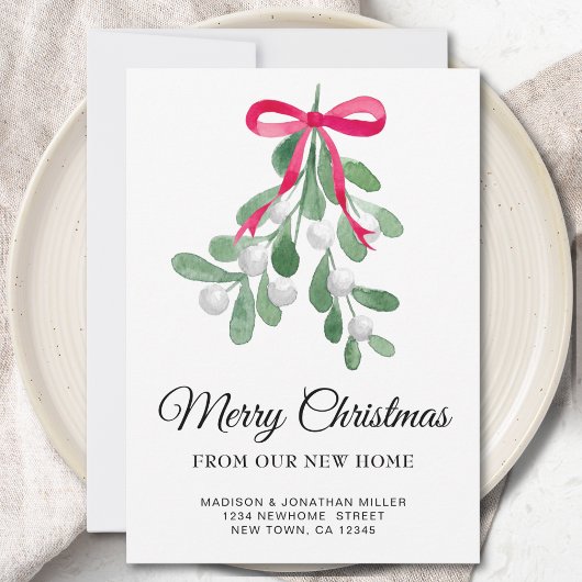 Faire-part Nouvelle maison Joyeux Noël Moving