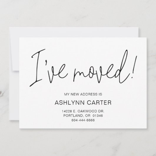 Faire-part Nouvelle maison moderne (Devant)