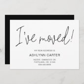 Faire-part Nouvelle maison moderne (Devant / Derrière)