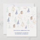 Faire-part Nouvelle maison Photo Doodle Tree and House Moving (Dos)