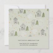 Faire-part Nouvelle Maison Photo Pine Tree House Moving Faire (Dos)