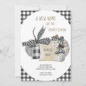 Faire-part Nouvelle maison pour la saison Éffrayante Ferme Ha (Devant)