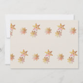 Faire-part Nouvelle maison pour les fêtes Arbre de Noël Or (Dos)