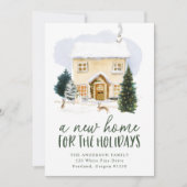 Faire-part Nouvelle maison pour les vacances déménager (Devant)