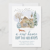 Faire-part Nouvelle maison pour les vacances déménager (Devant)