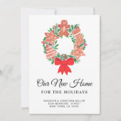 Faire-part Nouvelle Maison Pour Les Vacances En Mouvement (Devant)