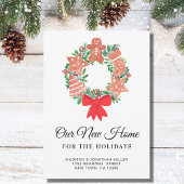 Faire-part Nouvelle Maison Pour Les Vacances En Mouvement