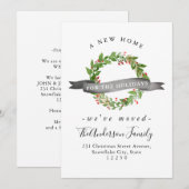 Faire-part Nouvelle Maison pour les vacances Wreath Holiday M (Devant / Derrière)