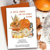 Faire-part Nouvelle maison Rustique Halloween Déménagement