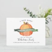 Faire-part Nouvelle Maison Thanksgiving Citrouille Moved Holi (Debout devant)