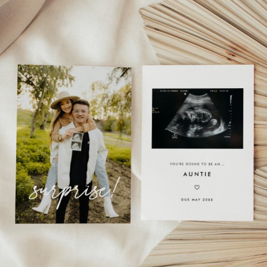 Faire-part Nouvelle Tante/Grand-Parents/Grossesse Nana