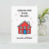 Faire-part Nouvelles Étoiles d'accueil (Debout devant)