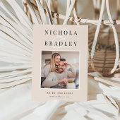 Faire-part Nouvelles Joyeuses | Fiançailles photo