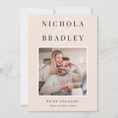 Faire-part Nouvelles Joyeuses | Fiançailles photo (Devant)