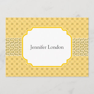 Faire-part Nouvelles notifications d'adresse Motif égyptien d