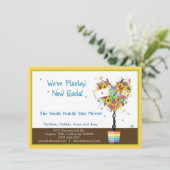 Faire-part Nouvelles racines (Debout devant)