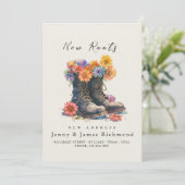 Faire-part Nouvelles Racines - Nouvelle Adresse I Chaussures  (Debout devant)