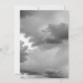 Faire-part Nuage de souvenir minimaliste (Dos)