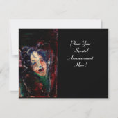 Faire-part NUIT DE CARNAVAL À VENISE Mascarade Vénitienne Mas (Dos)