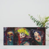 Faire-part NUIT DE CARNAVAL À VENISE Mascarade Vénitienne Mas (Debout devant)