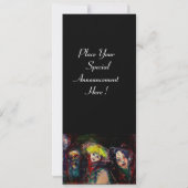 Faire-part NUIT DE CARNAVAL À VENISE Mascarade Vénitienne Mas (Dos)