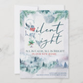 Faire-part Nuit silencieuse Nouvelle maison Aquarelle Forêt M (Devant)