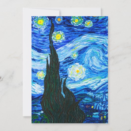 Faire-part Nuit Van Gogh Starry (Devant)