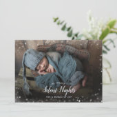 Faire-part Nuits Silencieuses Pour Bundle Joy Xmas 4 Photos (Debout devant)