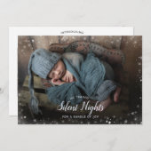 Faire-part Nuits Silencieuses Pour Bundle Joy Xmas 4 Photos (Devant / Derrière)