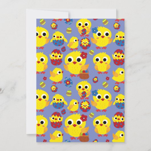 Faire-part OEufs de Pâques de Hatch Retro (Devant)