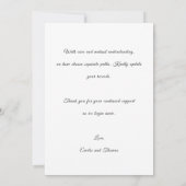 Faire-part Officially Divorced Modern Announcement Photo Card (Dos)