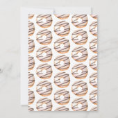 Faire-part Oh baby shower de beignets (Dos)