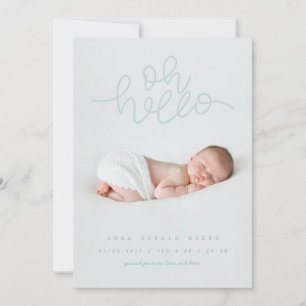 FAIRE-PART OH BONJOUR