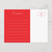 Faire-part On obtient une carte postale Hitched (Dos)