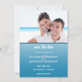 Faire-part One Soul Love Tropical Beach Enregistrer La Date (Dos)