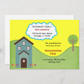 Faire-part Open House (Devant / Derrière)