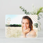 FAIRE-PART OR GRAD (Debout devant)