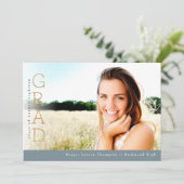 FAIRE-PART OR GRAD (Debout devant)