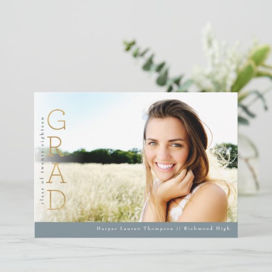 FAIRE-PART OR GRAD (Debout devant)