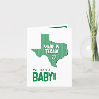 Oreille verte Fabriquée au Texas Photo Baby