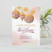 Faire-part Ornements de Noël Ma Nouvelle Maison Vacances Démé (Debout devant)