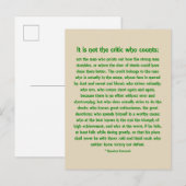 Faire-part Oser grandement  -  Carte postale (Devant / Derrière)