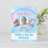 Faire-part ou 100 Enregistrer la DATE avec 1 - 3 P (Debout devant)