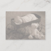 Faire-part ou affaires de bébé (Dos)