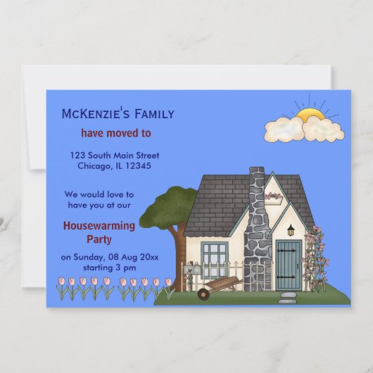 Faire-part Ouverture (Devant)