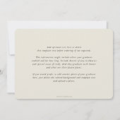 Faire-part Oyster Infirmière inscrite Asclepius Graduation Ph (Dos)