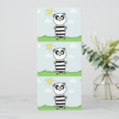 Faire-part Panda Kid (Debout devant)