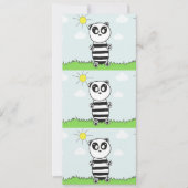 Faire-part Panda Kid (Devant)